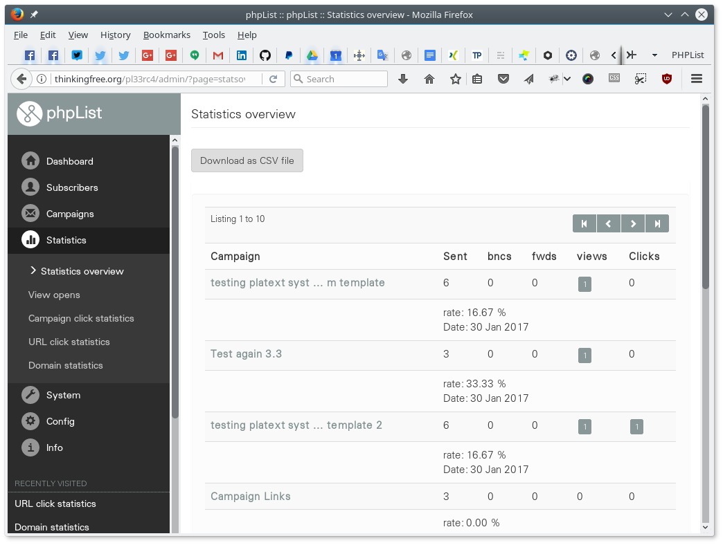  phpList  3 3 0 Sleeker Faster Safer phpList  org